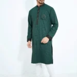 Ambus Cotton Green Panjabi